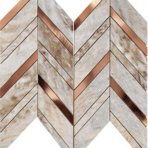 Yipscazo PVC Herringbone Backsplash Waterproof Peel Stick-0