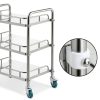 Lab Cart Happybuy Stainless Steel 3‑Tier Utility-5
