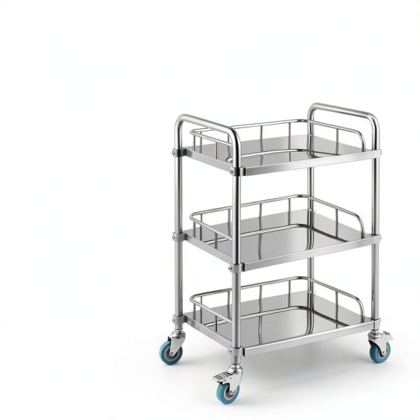 Lab Cart Happybuy Stainless Steel 3‑Tier Utility-6