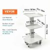 VEVOR 3 Shelves Lab Cart Stainless Steel-6