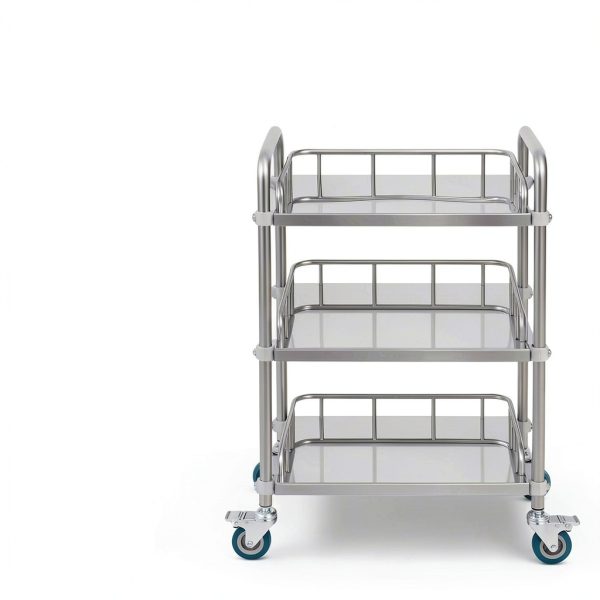 Lab Cart Happybuy Stainless Steel 3‑Tier Utility-3