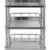 Lab Cart Happybuy Stainless Steel 3‑Tier Utility-0
