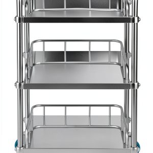 Lab Cart Happybuy Stainless Steel 3‑Tier Utility-0