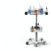 POCHAR Lab Cart MC-15 Adjustable Height Aluminum Medical Cart White-5