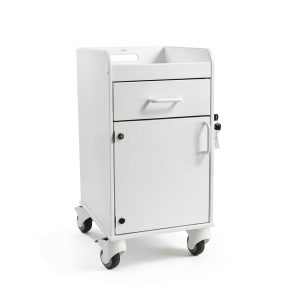TrippNT Lab Cart Model 53401 Heavy-Duty HDPE with Locking & Swivel-0
