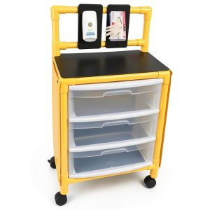 MJM International Lab Cart Y3U3D-ISO 26-Inch Workstation with Casters-0