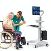 Likaymo Medical Cart Adjustable Height with Monitor Mount-8