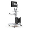 Likaymo Medical Cart Adjustable Height with Monitor Mount-5
