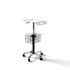 Medical Cart POCHAR MC-12 White Adjustable Height Aluminum Trolley-6