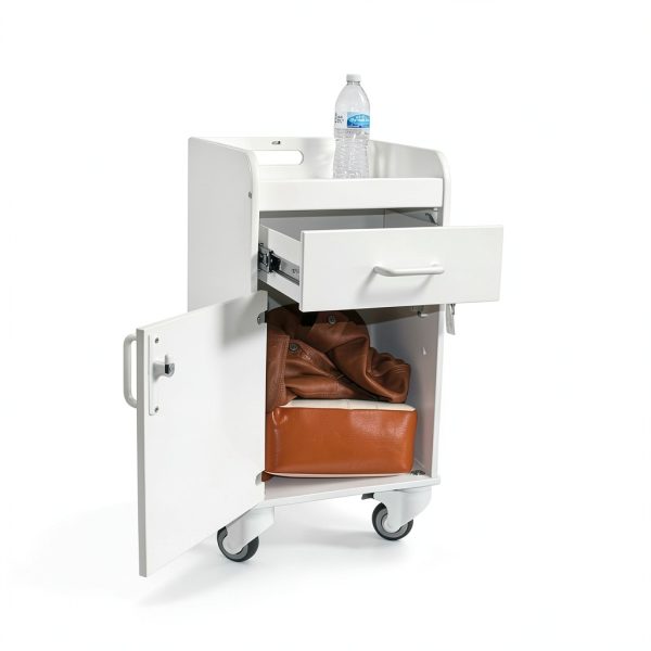 TrippNT Lab Cart Model 53401 Heavy-Duty HDPE with Locking & Swivel-4