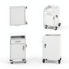 TrippNT Lab Cart Model 53401 Heavy-Duty HDPE with Locking & Swivel-1