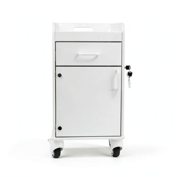 TrippNT Lab Cart Model 53401 Heavy-Duty HDPE with Locking & Swivel-2