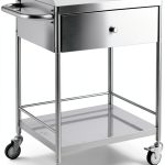 Happybuy Stainless Steel Utility Cart Two‑Tier Silver Model 141002-0