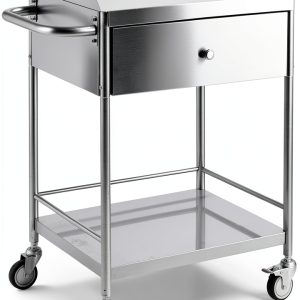 Happybuy Stainless Steel Utility Cart Two‑Tier Silver Model 141002-0