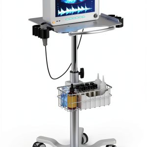 POCHAR Lab Cart MC-15 Adjustable Height Aluminum Medical Cart White-0