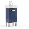Brielle 16.5" Single Sink Vanity LUCA Bath Midnight Blue Porcelain-2