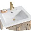VINNOVA Gela Freestanding Bathroom Vanity, Small, Fir Wood Grey-6