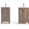 VINNOVA Gela Freestanding Bathroom Vanity, Small, Fir Wood Grey-16
