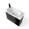 28 Inch Bathroom Vanity Vexara Wall-Mount with Soft-Close Black-6