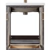 VINNOVA Gela Freestanding Bathroom Vanity, Small, Fir Wood Grey-14