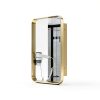 20x30 Inch Gold Cabinet Mirror Dancongtea Wall Mount with Shelves-6