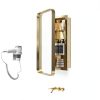 20x30 Inch Gold Cabinet Mirror Dancongtea Wall Mount with Shelves-0