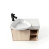 26 Inch Bathroom Vanity Vexara Floating Soft-Close Cabinet Nature Wood-6