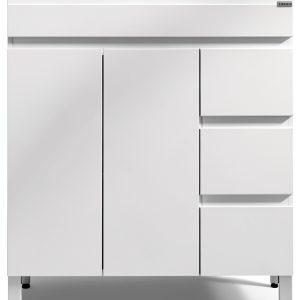 31 5 Inch Vanity Cabinet walnest with SoftClose Drawers, Drop-in Sink-0