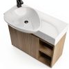 26 Inch Bathroom Vanity Vexara Floating Soft-Close Cabinet Nature Wood-5