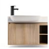 26 Inch Bathroom Vanity Vexara Floating Soft-Close Cabinet Nature Wood-2